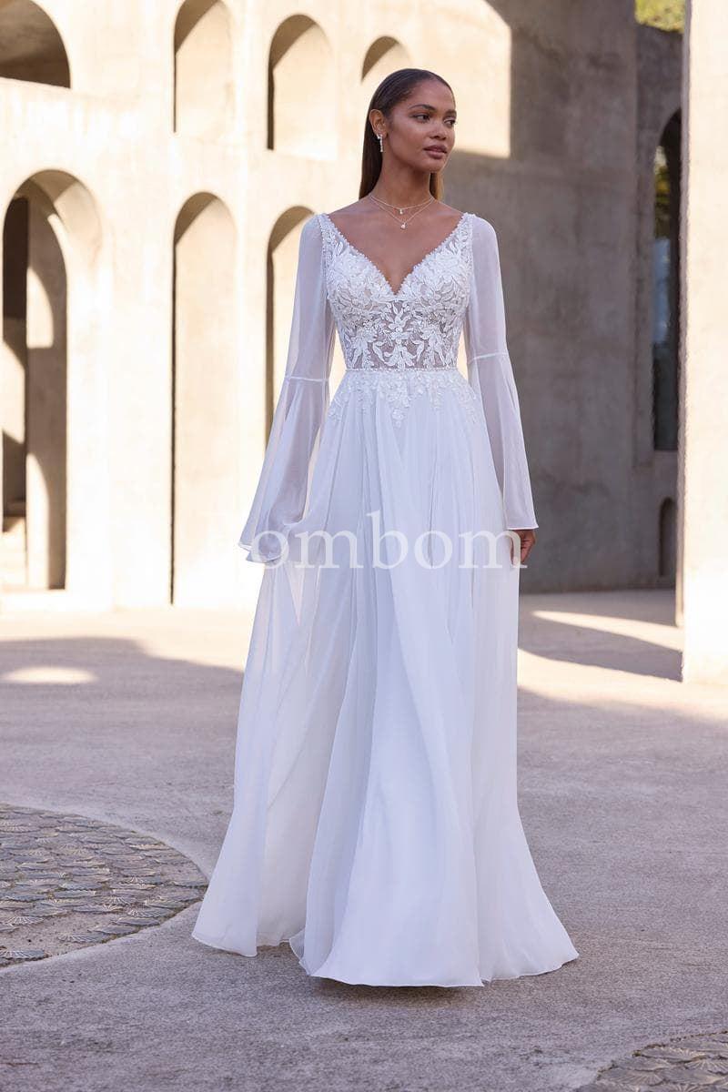 #Vestido novia mangas extraibles Madelein Gardner 2903 - Imagen 3