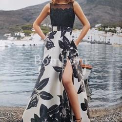 Vestido Sira ,, flores en rojo - Imagen 2