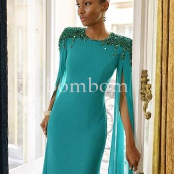 #Vestido veni infantino madrina, azul y fucsia - Imagen 2